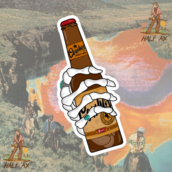 Cowboy Beer || Sticker