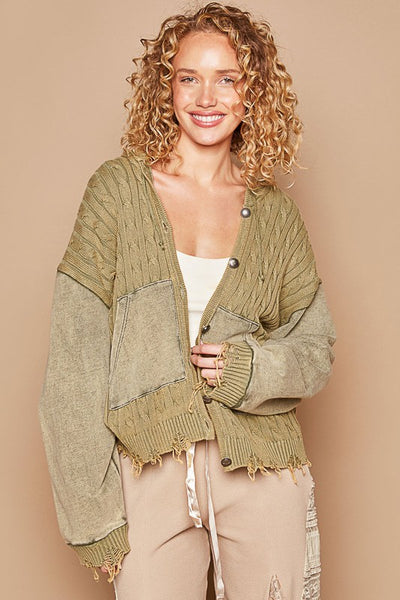 The Sage Dreams || Hooded Cardigan