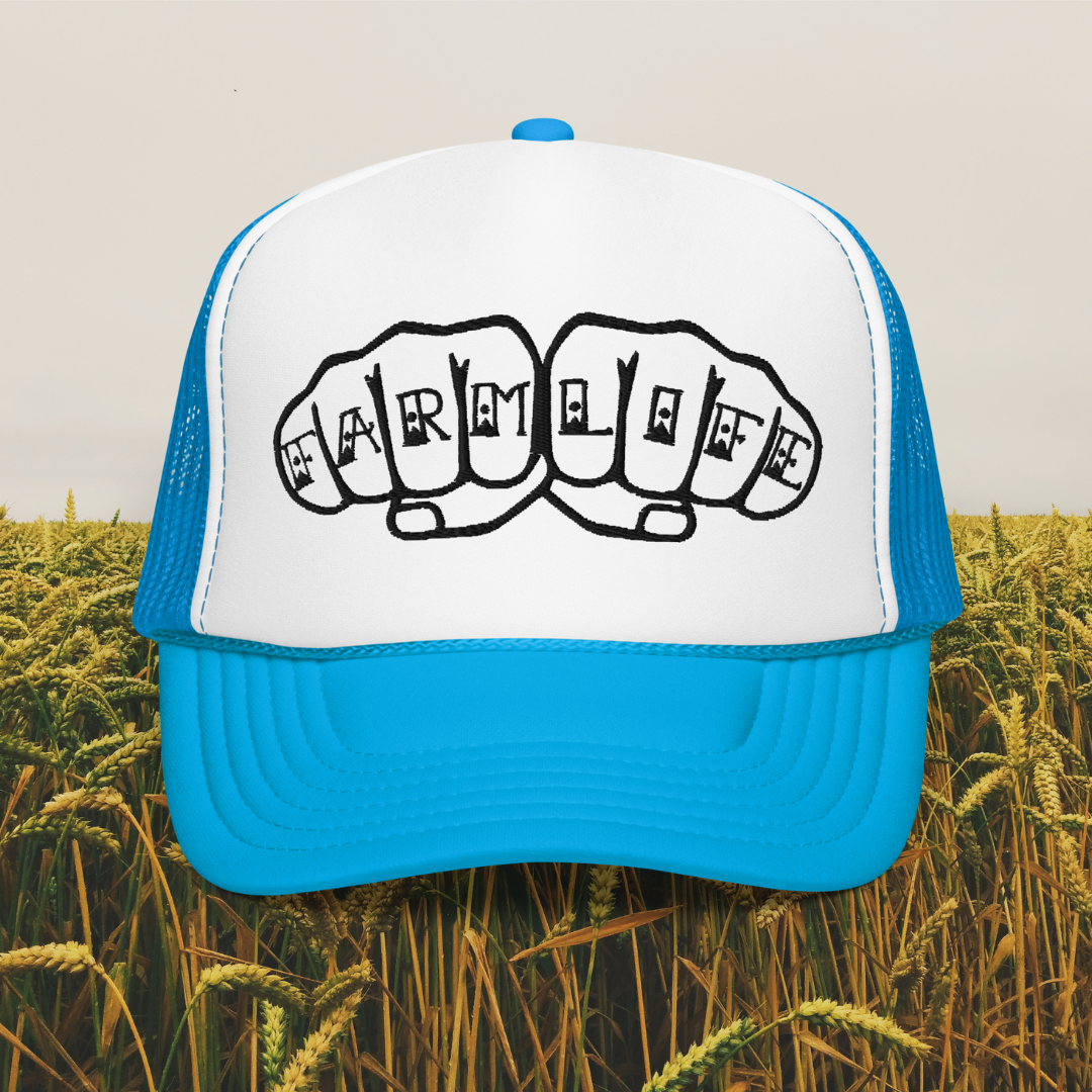 Farm Life || Embroidered Trucker Hat