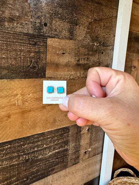 Mini Turquoise || Stud Earrings