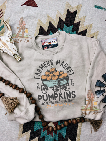 Farmers Market Pumpkins || Crewneck