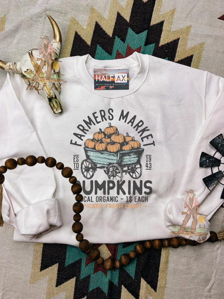 Farmers Market Pumpkins || Crewneck