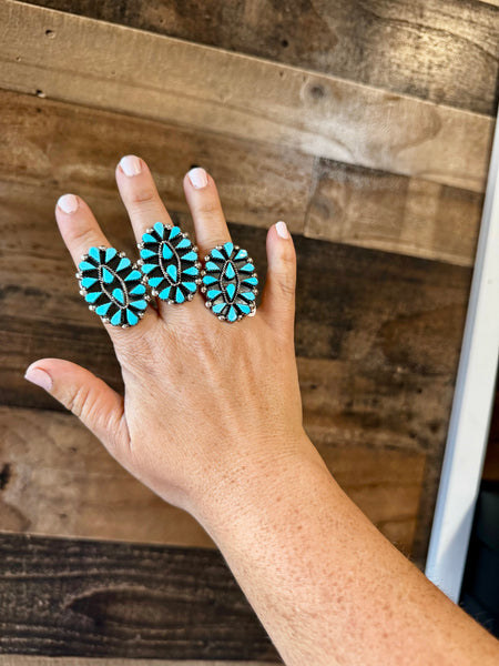 Turquoise and Sterling Silver || Ring