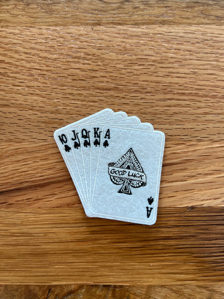 Good Luck Playing Cards Patch