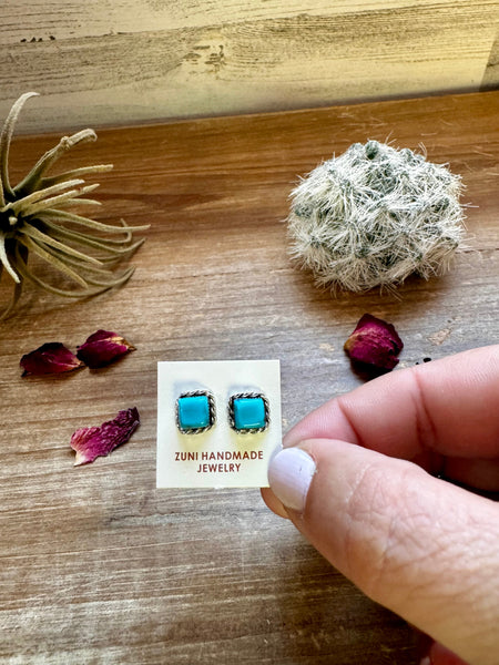 Mini Turquoise || Stud Earrings