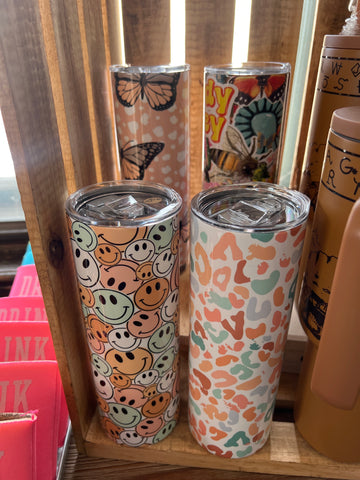 Skinny Printed Tumbler