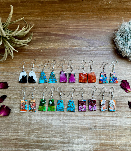 Mini Slabs - Pick your style || Earrings