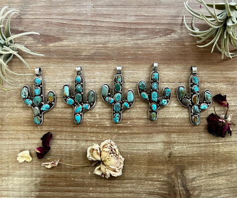 Cactus Turquoise || Pendant