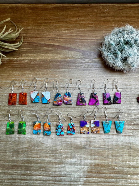 Mini Slabs - Pick your style || Earrings