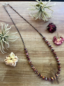 Purple Spiny and Shell 26 inch || Necklace