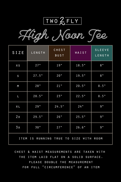 HIGH NOON TEE [XL-3X ONLY]