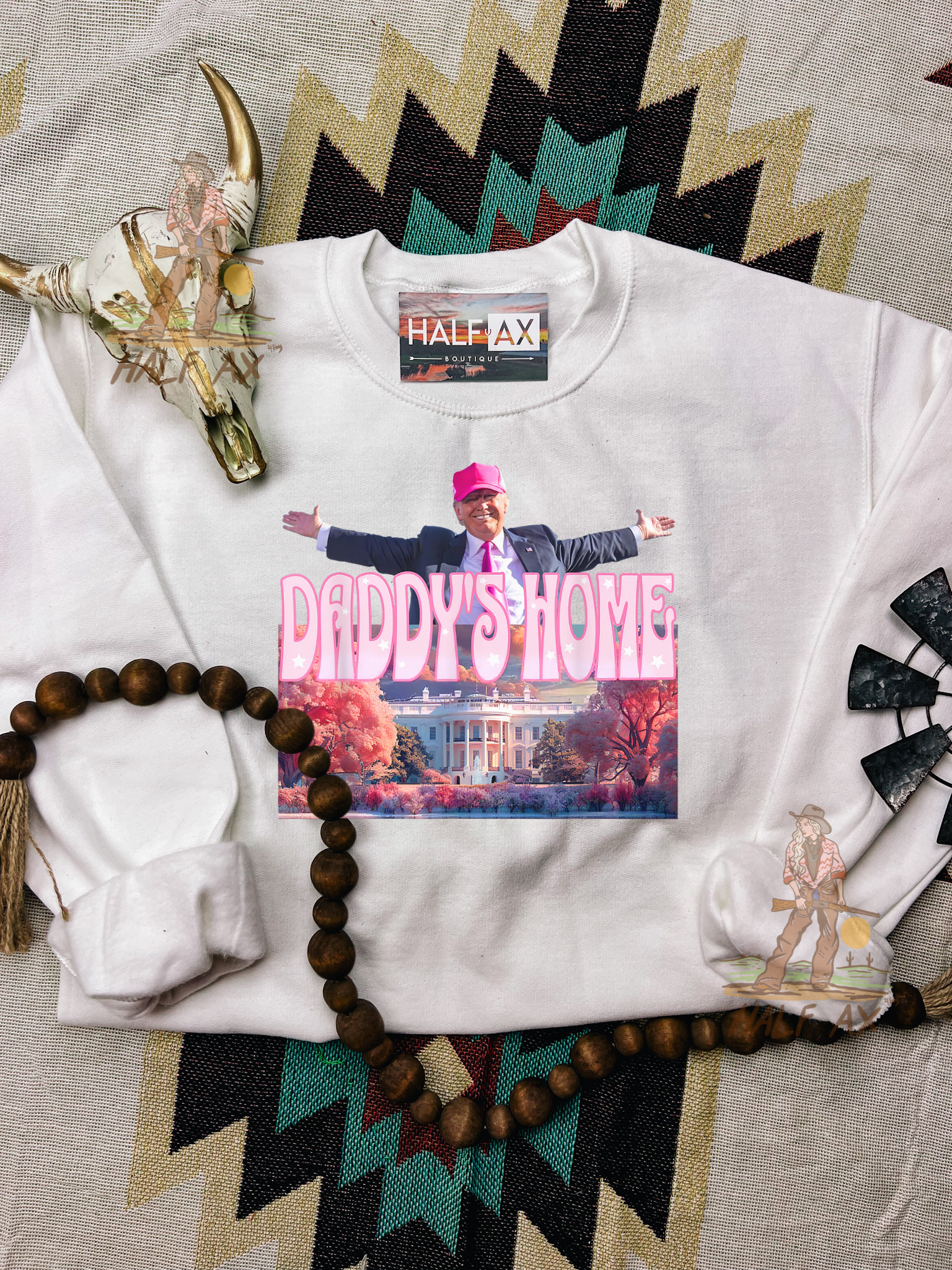 Daddy’s Home Pink || Tee or Crewneck