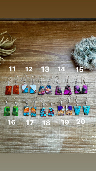 Mini Slabs - Pick your style || Earrings