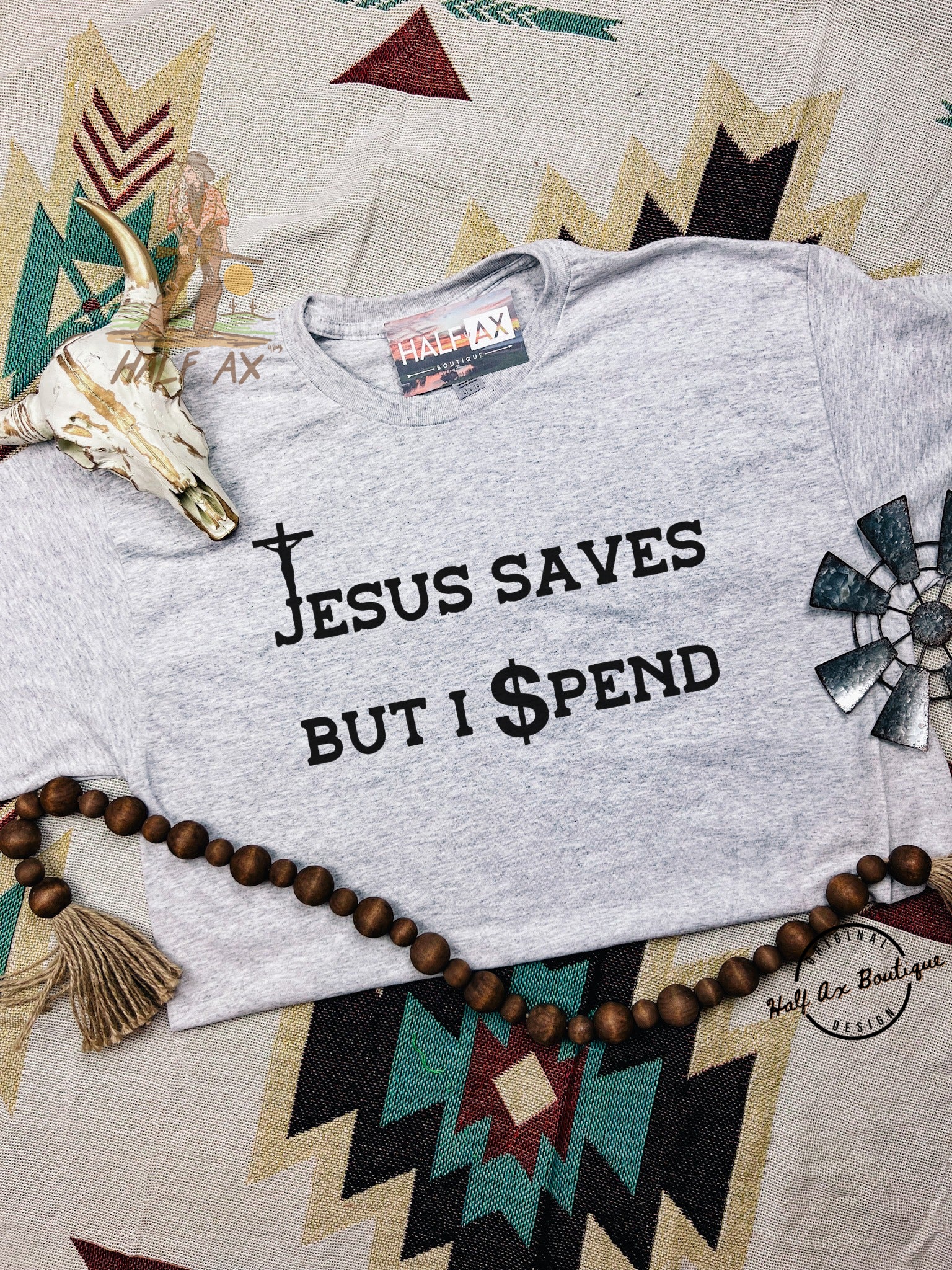 Jesus Saves I $pend || Tee