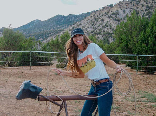 Desert Sunrise || White Graphic Tee