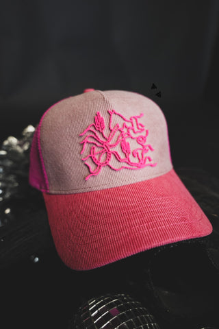 WAVY WESTERN CAP || Hot Pink