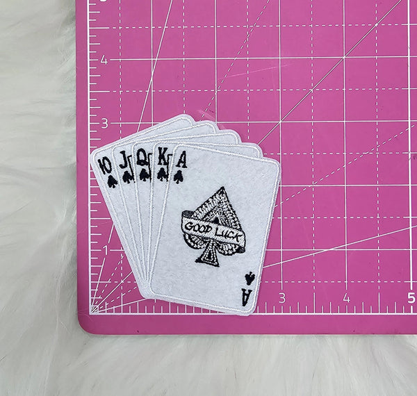 Good Luck Playing Cards Patch