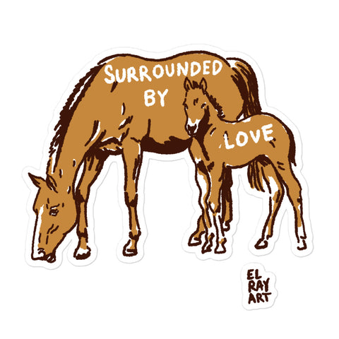 Surrounded By Love || Sticker