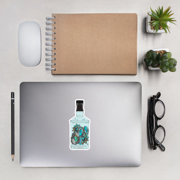 Bottle of Turquoise || Sticker