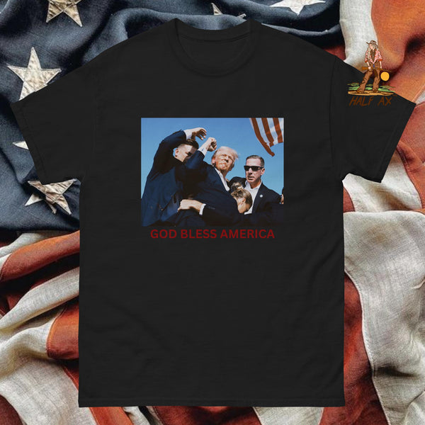 GOD BLESS AMERICA || Front Design Tee