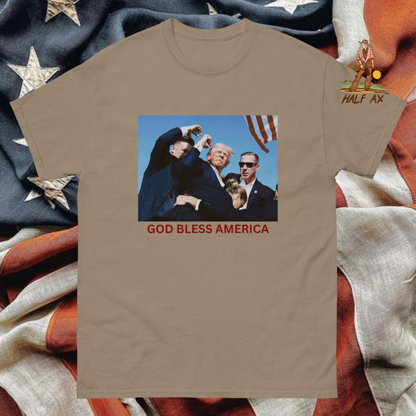 GOD BLESS AMERICA || Front Design Tee