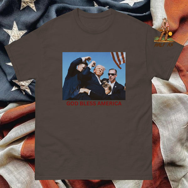 GOD BLESS AMERICA || Front Design Tee