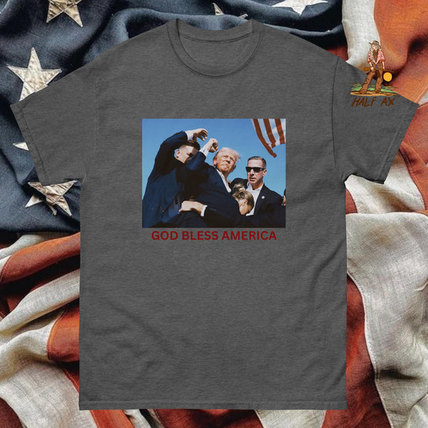 GOD BLESS AMERICA || Front Design Tee