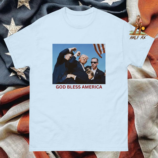 GOD BLESS AMERICA || Front Design Tee