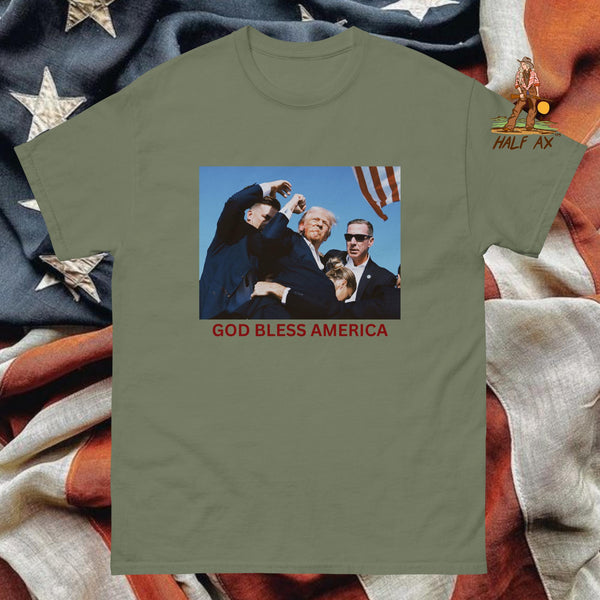 GOD BLESS AMERICA || Front Design Tee