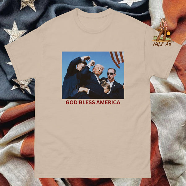 GOD BLESS AMERICA || Front Design Tee