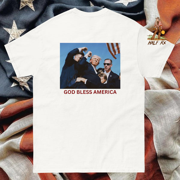 GOD BLESS AMERICA 2.0 || Double Sided Tee