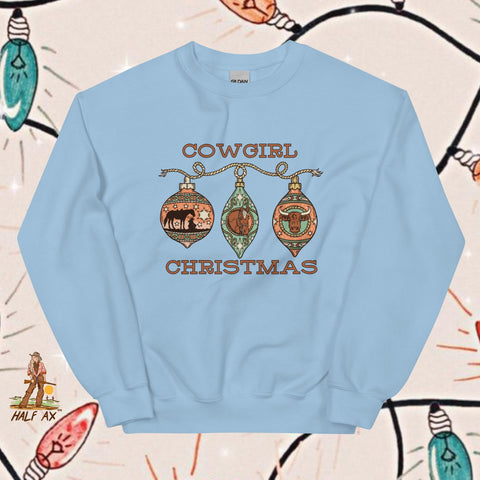 Cowgirl Christmas || Crewneck