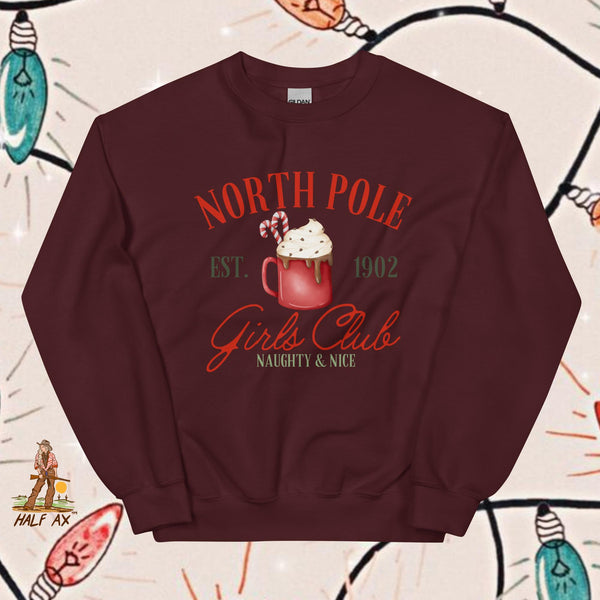 North Pole Girls Club || Crewneck