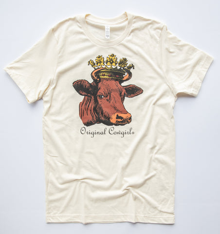 Queen of the Ranch Tee-Natural