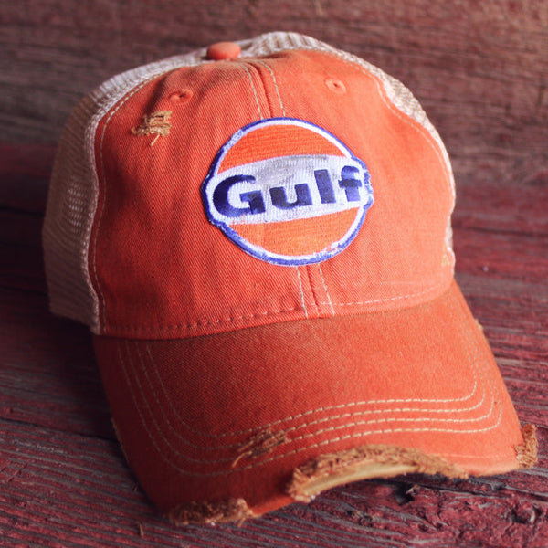 Distressed Gulf Trucker Cap Four Colors