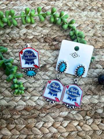 The Blue Ribbon || Earrings