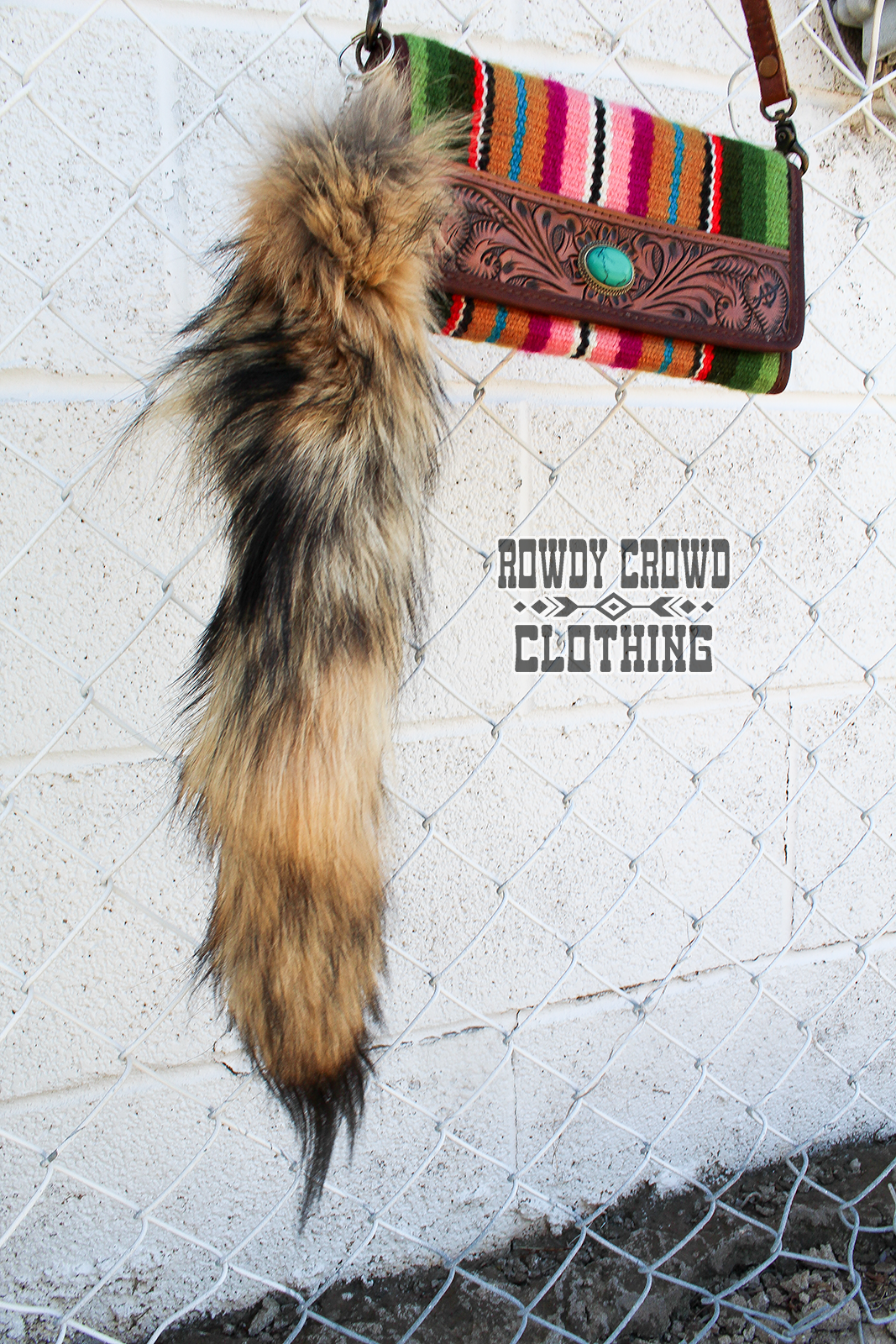 Caprock Coyote Tail Keychain