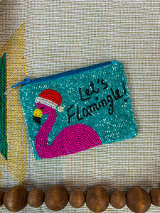 Let’s Flamingle || coin pouch