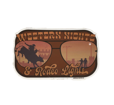 Western Nights Sticker